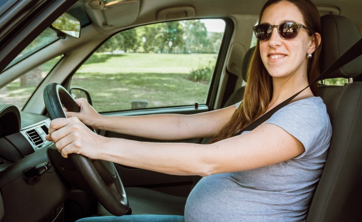 Conducir durante el embarazo